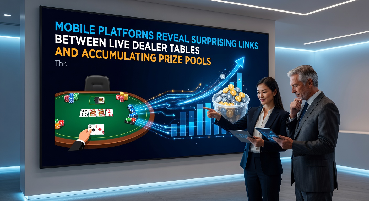Detailansicht einer mobilen App mit Live-Tisch und animiertem Jackpot-Zähler