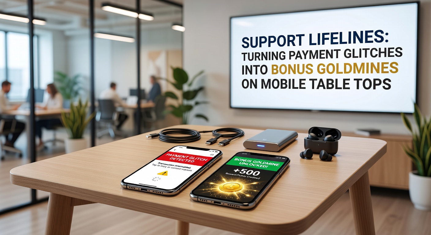 Live-Support-Chat auf Tablet mit Blackjack-Tisch im Hintergrund und Bonus-Pop-up